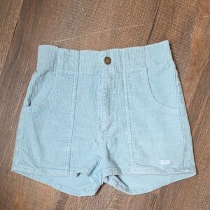 Light Blue Corduroy Hammies  Women's High-Rise Shorts Sz 26